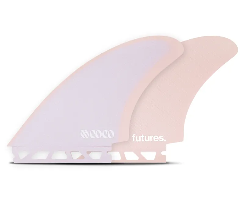 Futures Xo Coco Keels Fin Fiberglass in Purple