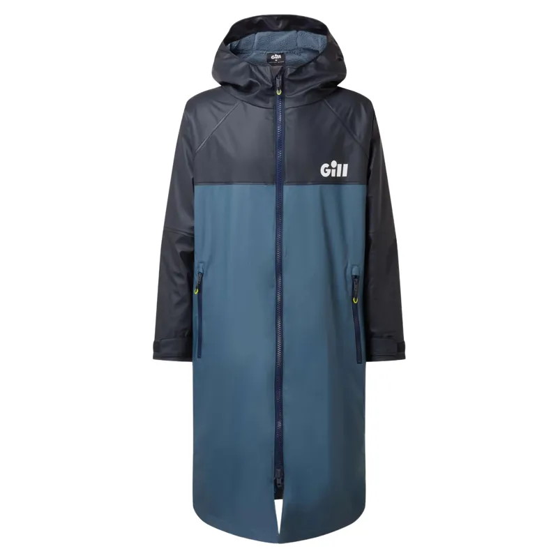 Gill Aqua Parka Changing Robe in Storm Blue / Navy