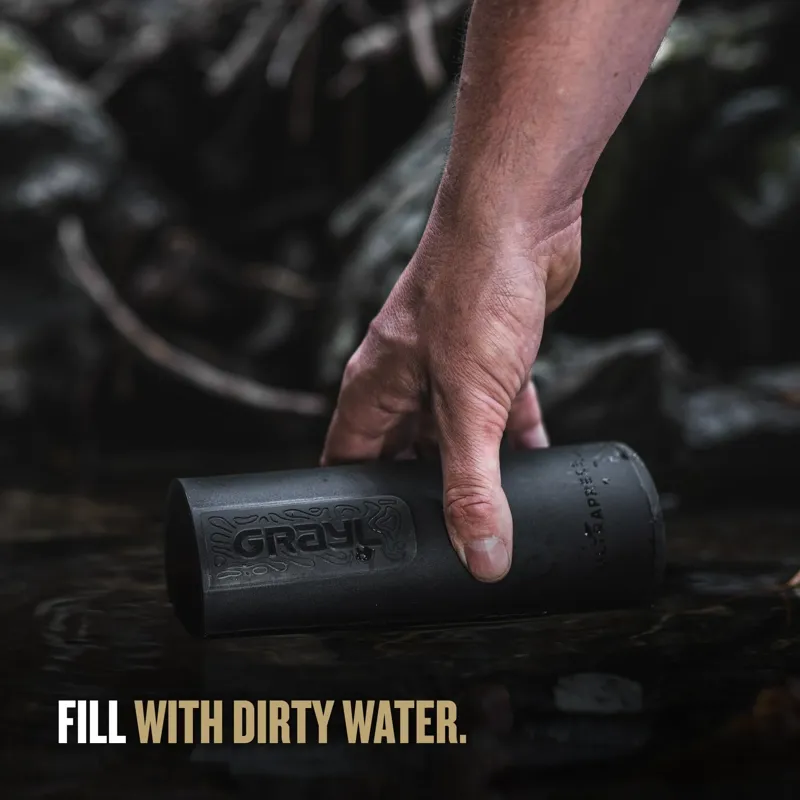 Grayl UltraPress Purifier Bottle 500ml in Covert Black-7
