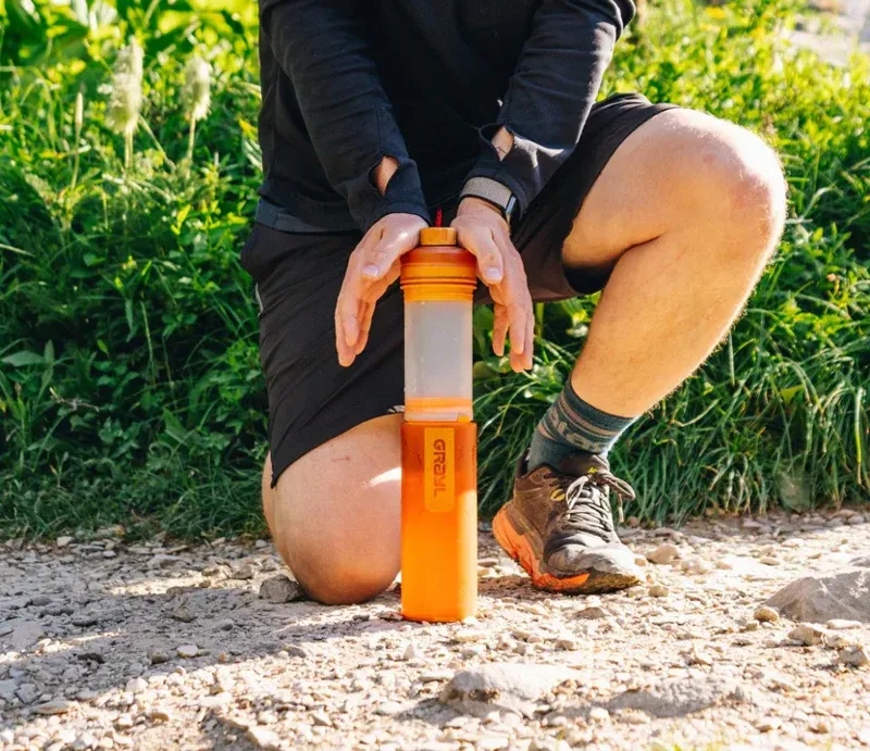 Grayl UltraPress Purifier Bottle 500ml in Forager Moss-3