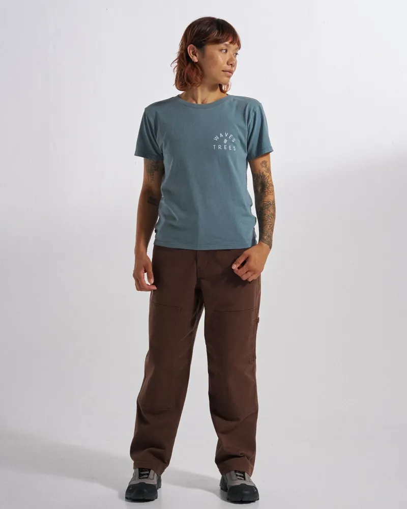 Passenger Womens Penida T-Shirt in Stormy Blue-3