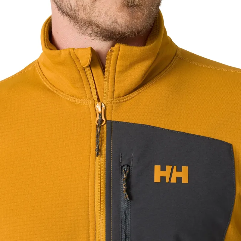 Helly Hansen Men's Versalite 1/2 Zip Fleece in Mustard-4