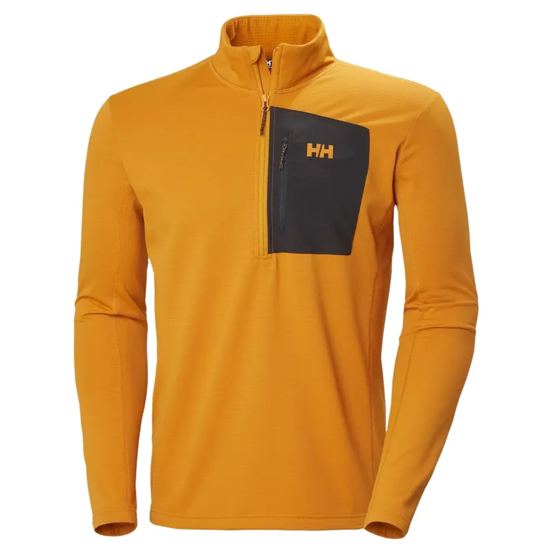 Helly Hansen Men's Versalite 1/2 Zip Fleece in Mustard-2