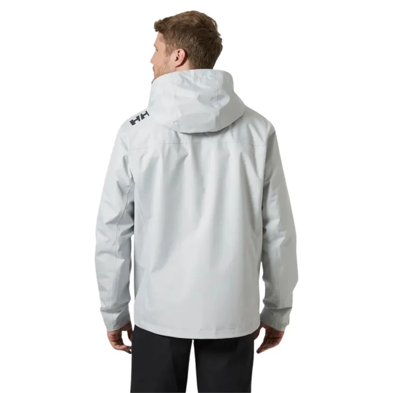 Helly Hansen Mens Crew Hooded Midlayer 2 Jacket in Grey Fog-1