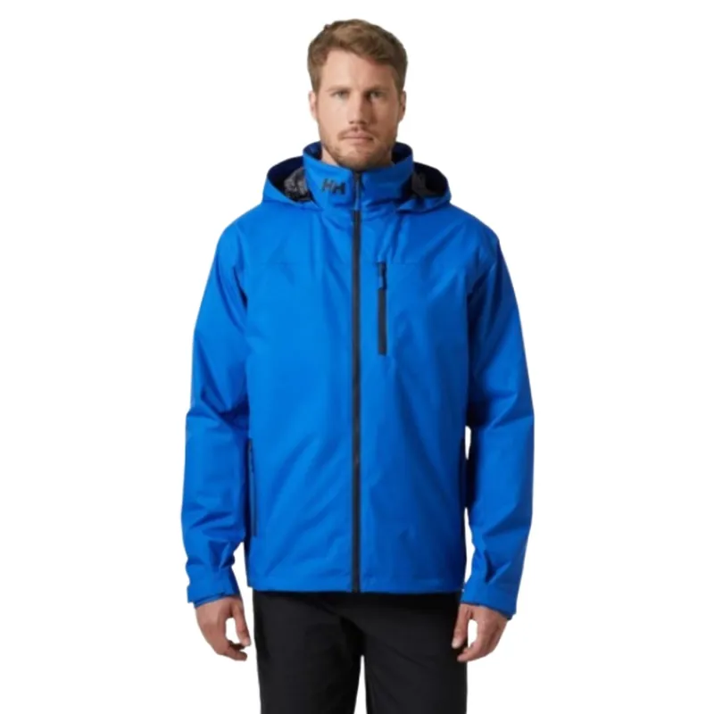 Helly Hansen Mens Crew Hooded Midlayer Jacket 2 in Cobalt 2.0