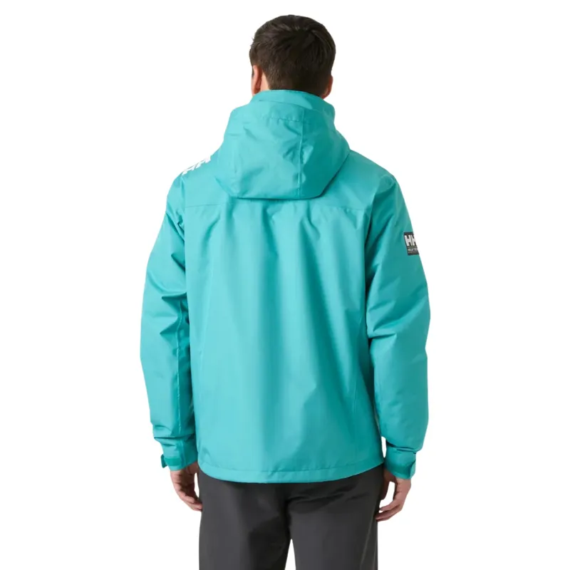 Helly Hansen Mens Crew Hooded Midlayer Jacket 2 in Dark Mint-1