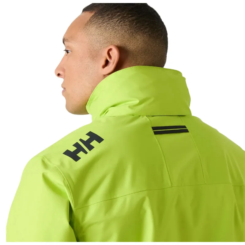 Helly Hansen Mens Crew Hooded Midlayer Jacket 2 in Luminous Green-5