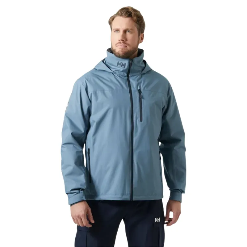 Helly Hansen Mens Crew Hooded Midlayer Jacket 2 in Washed Navy