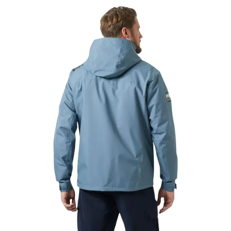 Helly Hansen Mens Crew Hooded Midlayer Jacket 2 in Washed Navy-1