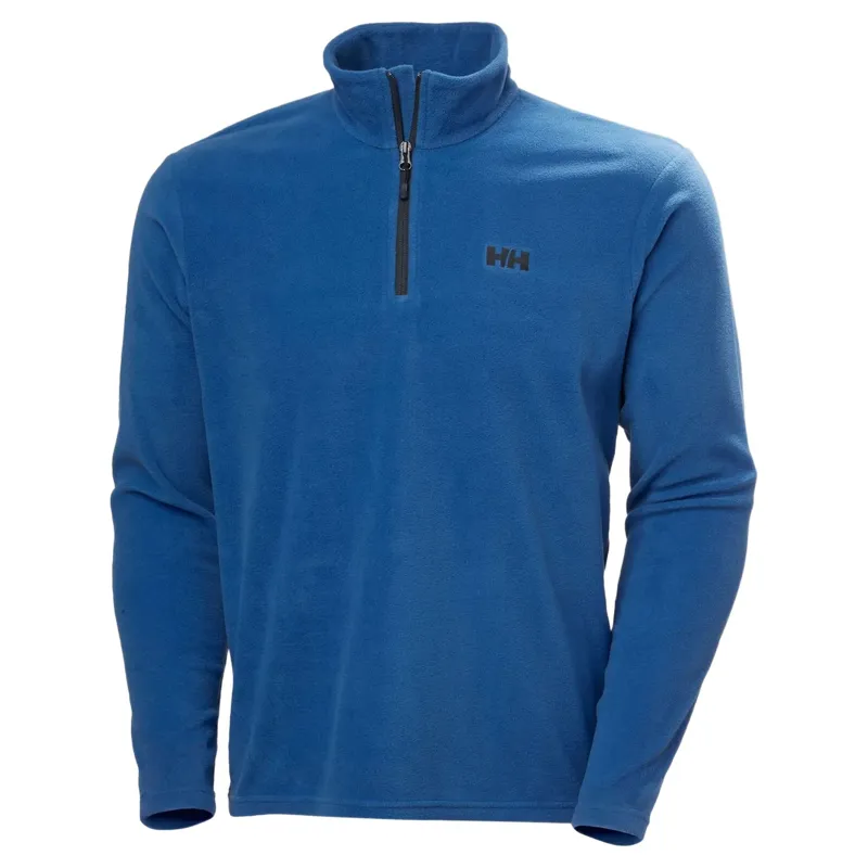 Helly Hansen Mens Daybreaker 1/2 Zip Fleece in Dark Blue-3