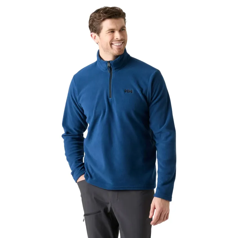 Helly Hansen Mens Daybreaker 1/2 Zip Fleece in Dark Blue