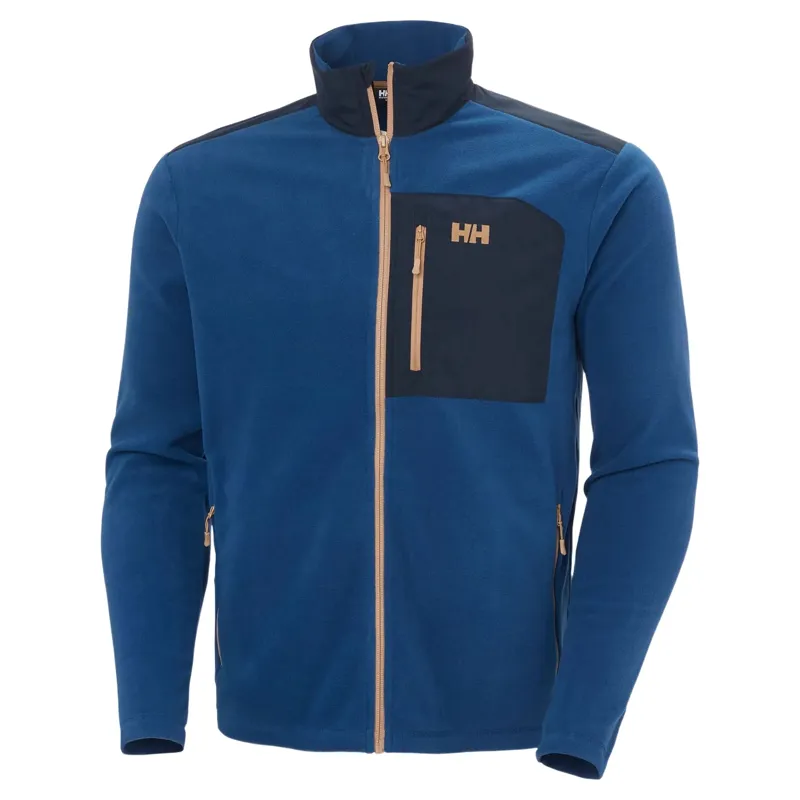 Helly Hansen Mens Daybreaker Block Fleece Jacket in Dark Blue