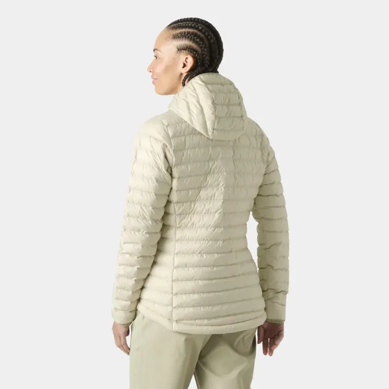 Helly Hansen Womens Sirdal Hooded Insulator Jacket in Cream-2