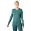 Helly Hansen Womens Lifa Merino Midweight Crew Base Layer in Opal Green