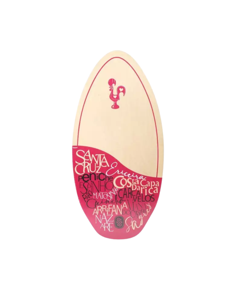 Skim One Portugal Wood in Red / Black 41 Inch