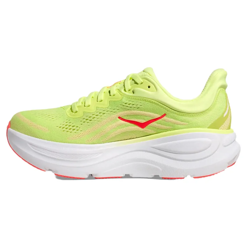 Hoka Bondi 9 Women's Running Shoes 7.5 in Neon Yuzu/Sunlight-7