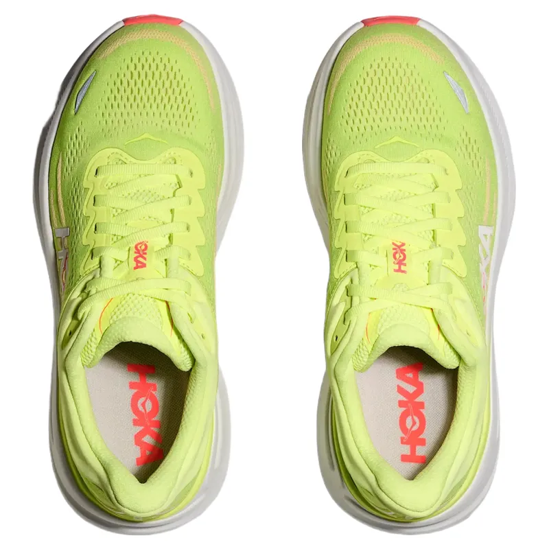 Hoka Bondi 9 Women's Running Shoes 7.5 in Neon Yuzu/Sunlight-1