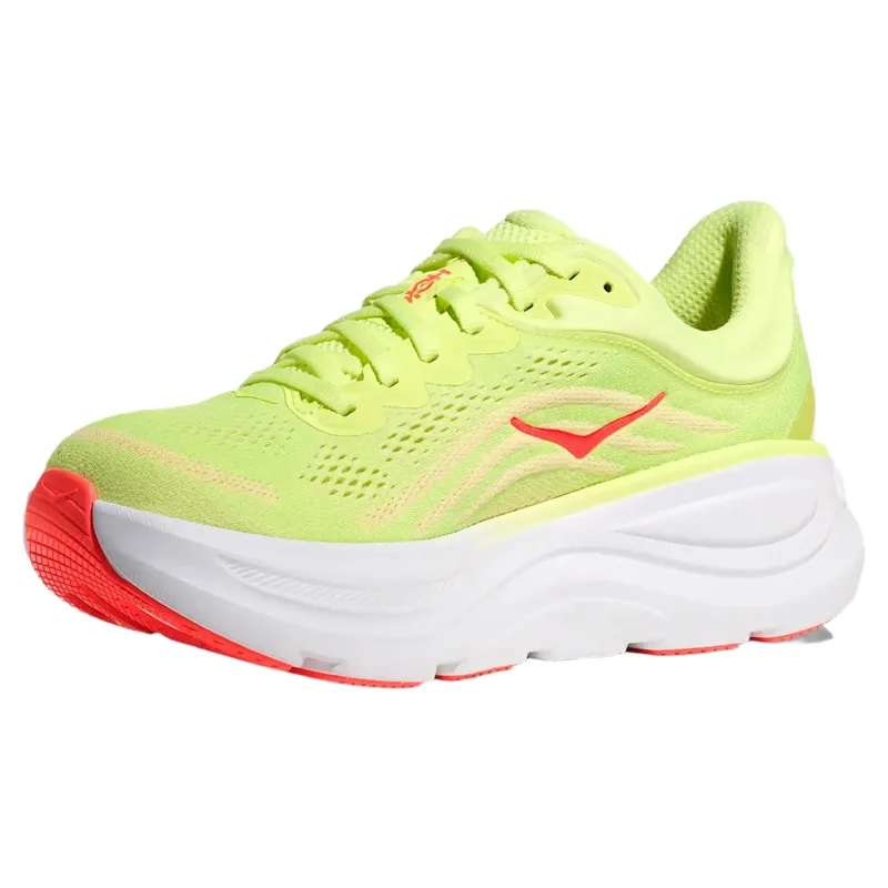 Hoka Bondi 9 Women's Running Shoes 7.5 in Neon Yuzu/Sunlight-5