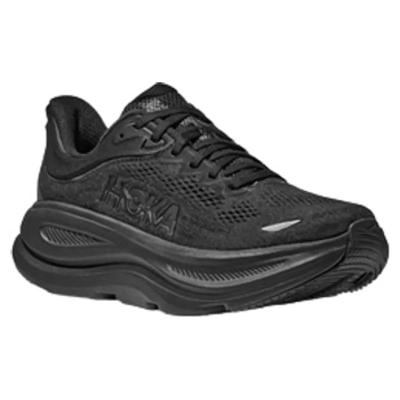 Hoka Bondi 9 Women's Running Shoes in Black/Black-5