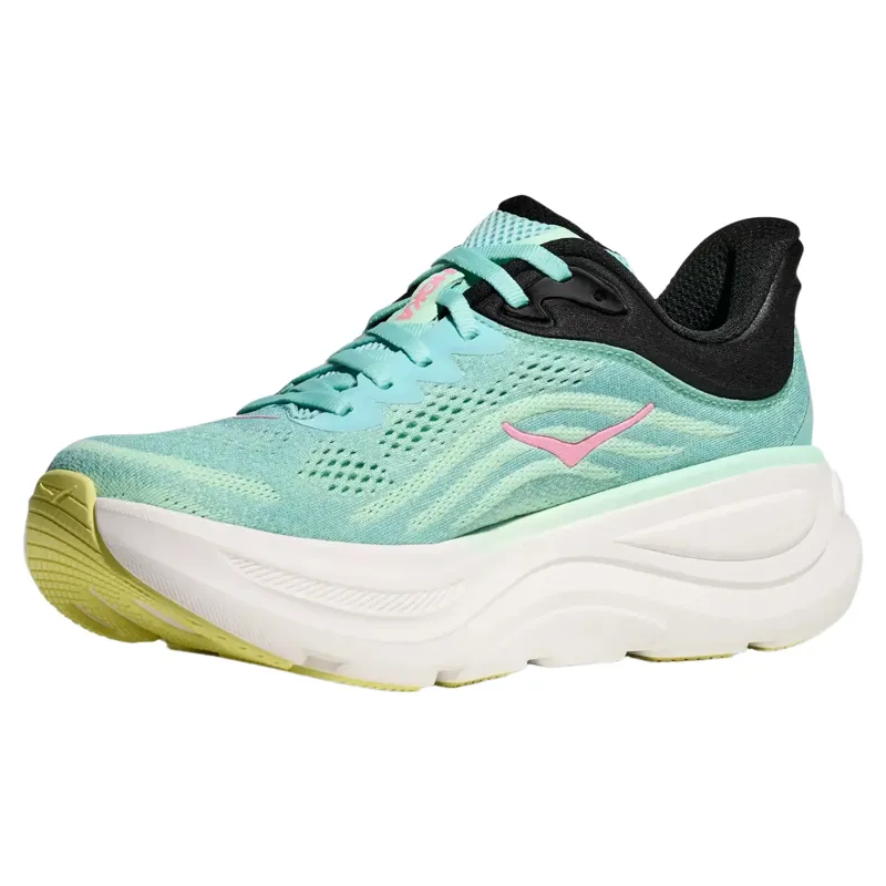 Hoka Bondi 9 Women's Running Shoes in Blue Spark/Mint Fluorite-1