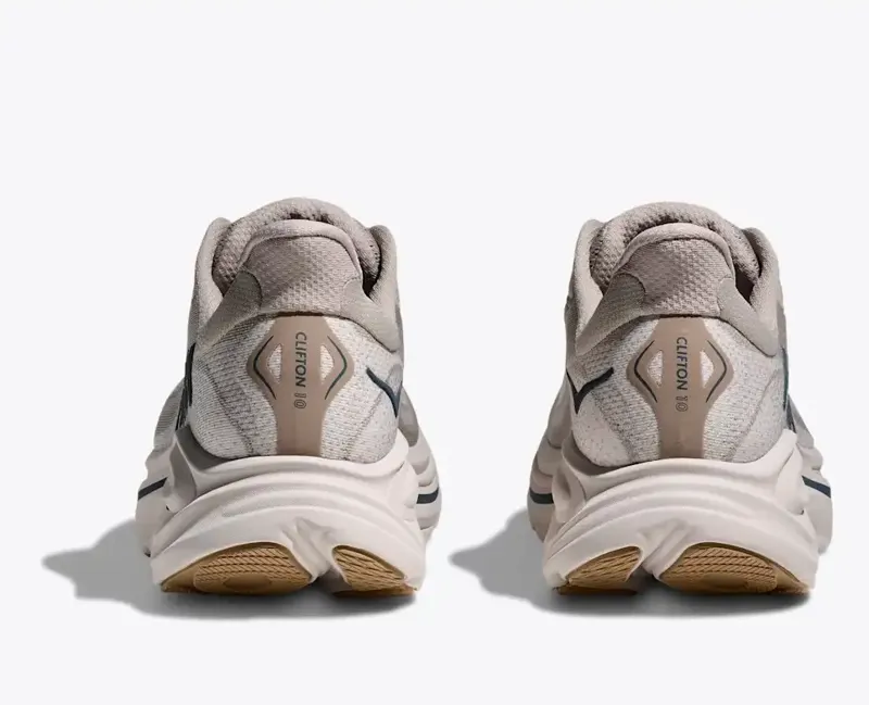 Hoka Clifton 10 Mens Running Shoes in Putty/Grout-2