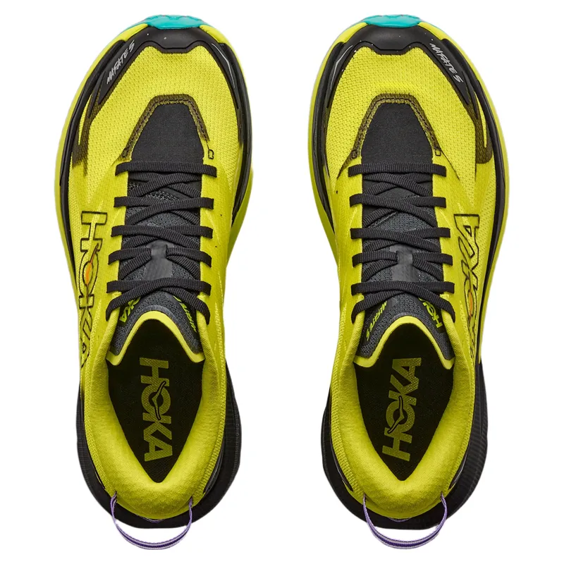 Hoka Men's Mafate 5 Trail Running Shoes in Frost / Hoka Citrus-1