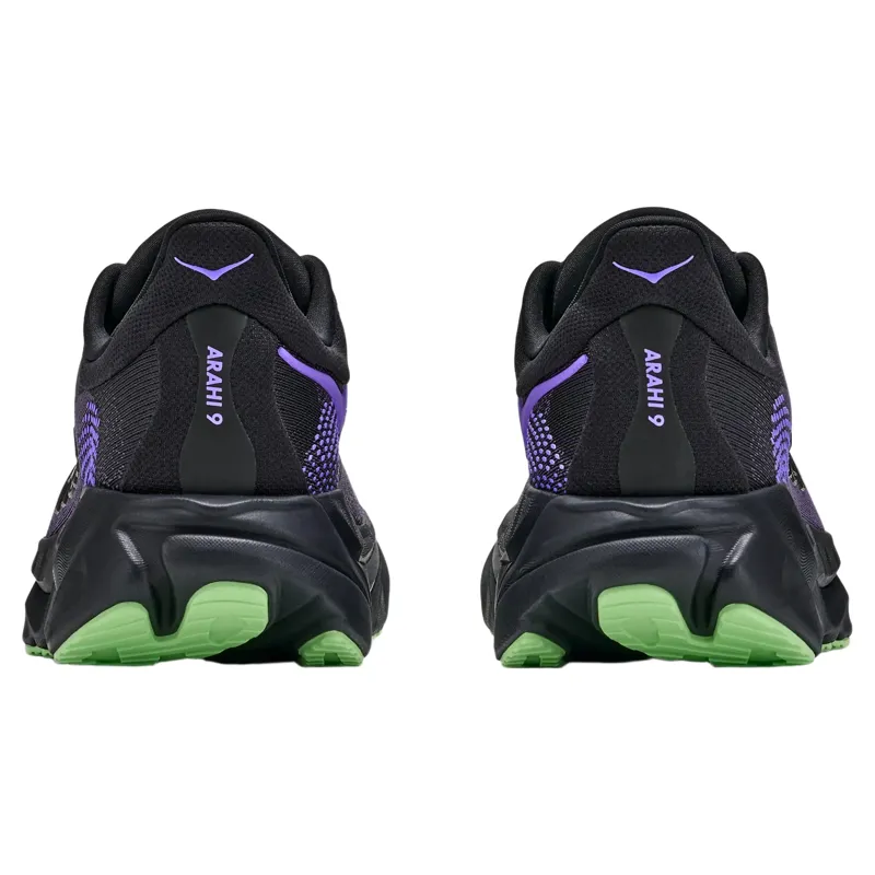 Hoka Mens Arahi 9 in Black / Squid Ink-4