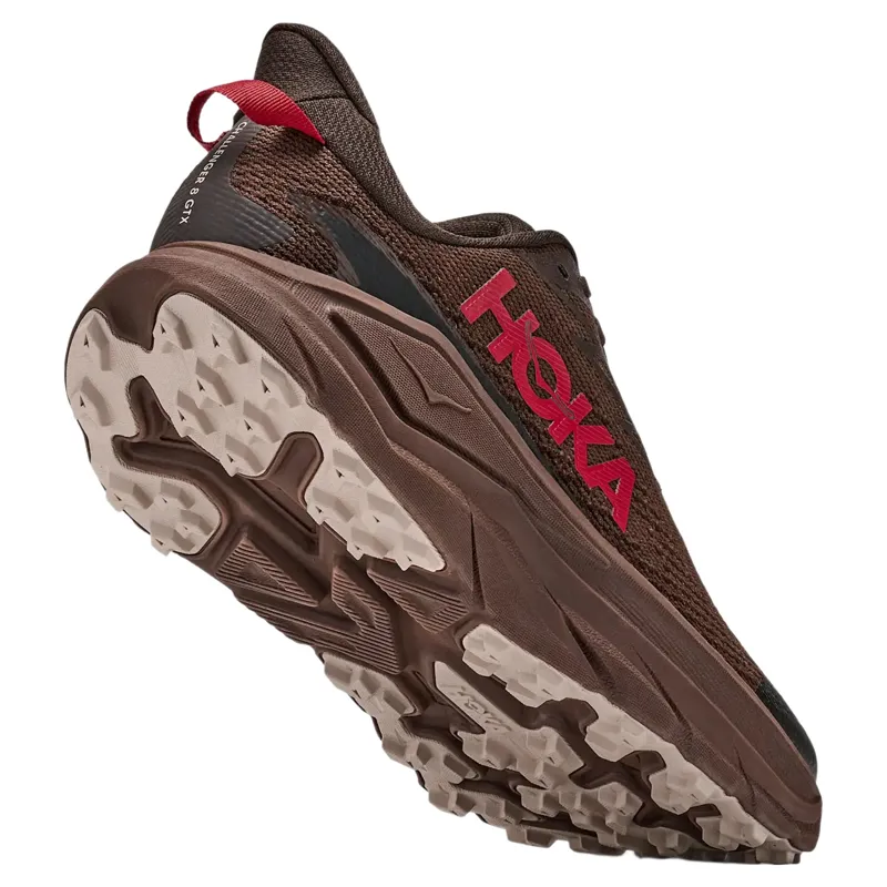 Hoka Mens Challenger 8 GTX Shoes in Spiced Chocolate / Cast Iron-3