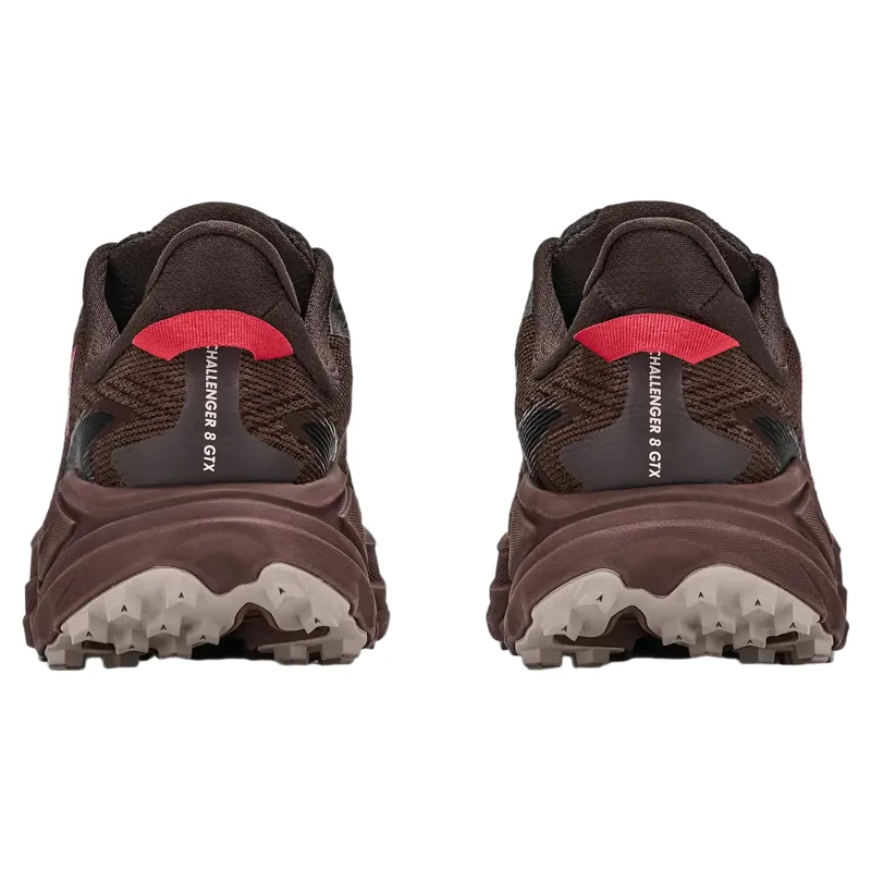 Hoka Mens Challenger 8 GTX Shoes in Spiced Chocolate / Cast Iron-4