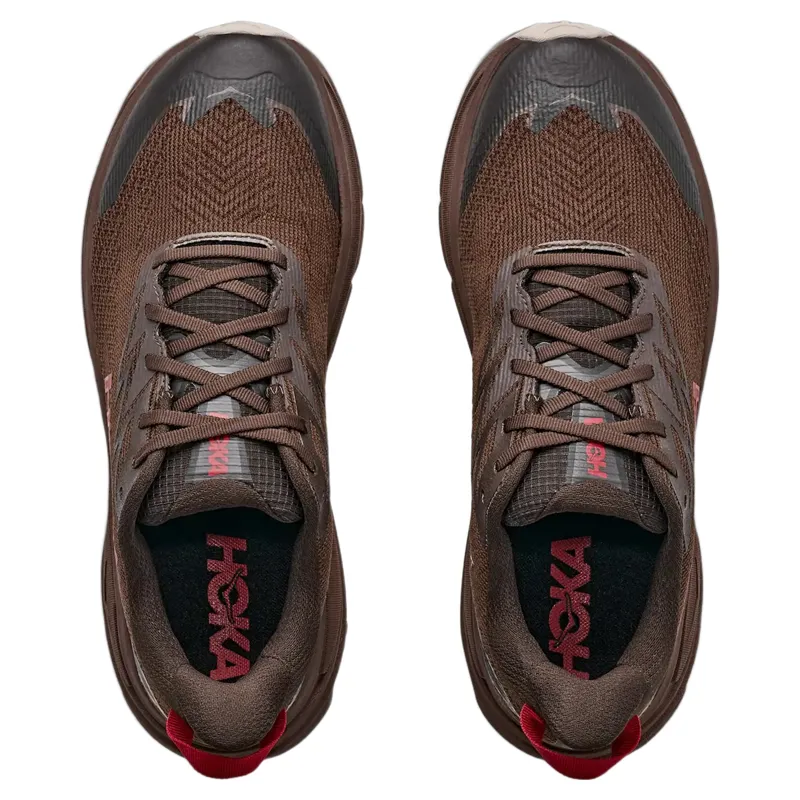 Hoka Mens Challenger 8 GTX Shoes in Spiced Chocolate / Cast Iron-1
