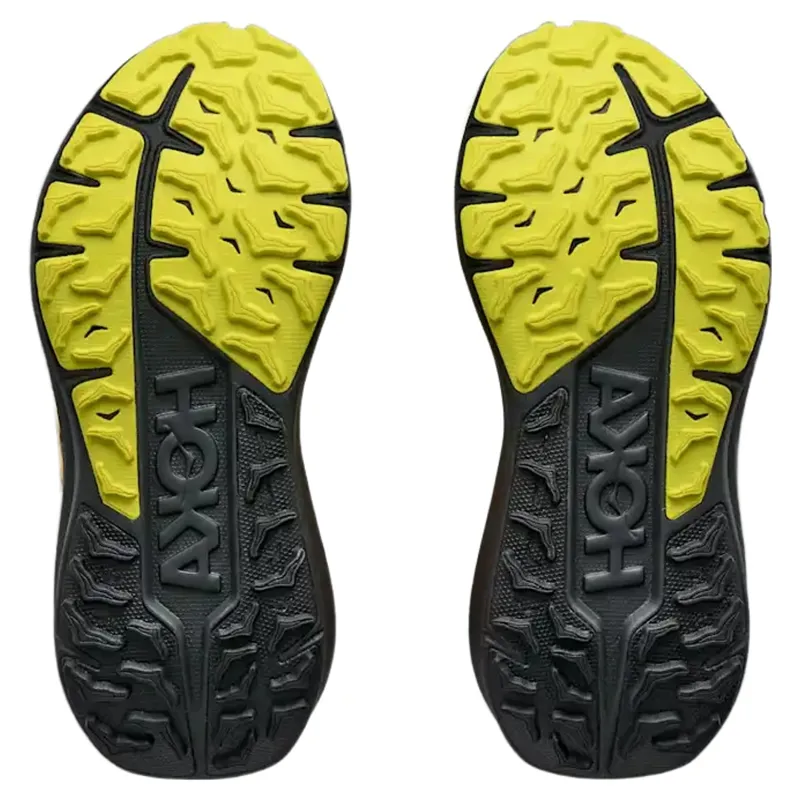 Hoka Mens Stinson 8 Running Shoes in Frost / Black-6