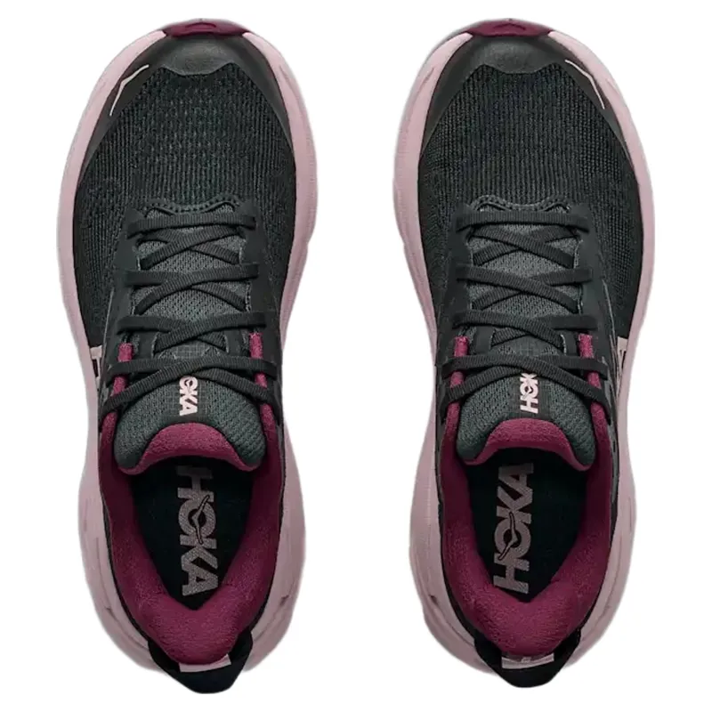 Hoka Women's Challenger 8 in Black / Pink Opal-1