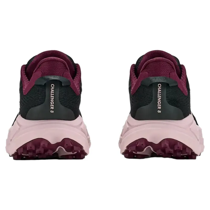 Hoka Women's Challenger 8 in Black / Pink Opal-4