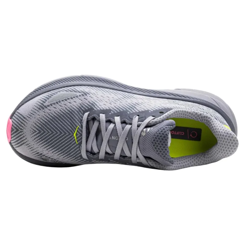 Hoka Women's Clifton 9 GTX Road Shoe in Grey Skies / Foggy Grey-1