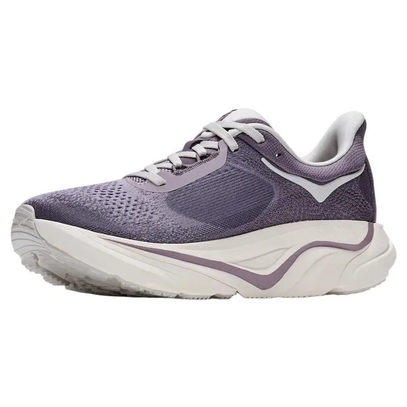 Hoka Womens Arahi 9 in Purple Fog / Mellow Lilac-2