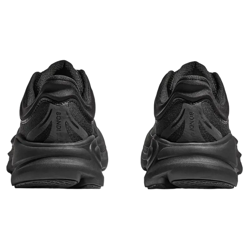 Hoka Womens Bondi 9 Shoes 6 in Black-4