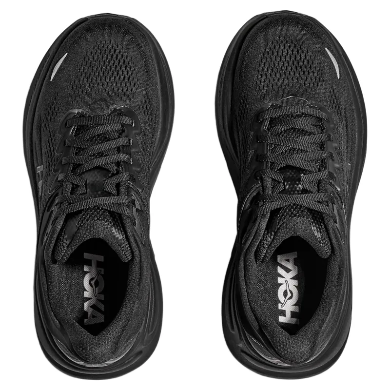 Hoka Womens Bondi 9 Shoes 6 in Black-1
