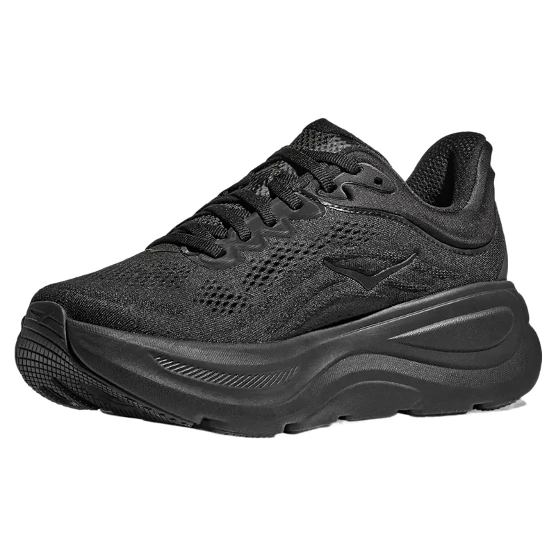 Hoka Womens Bondi 9 Shoes 6 in Black-2