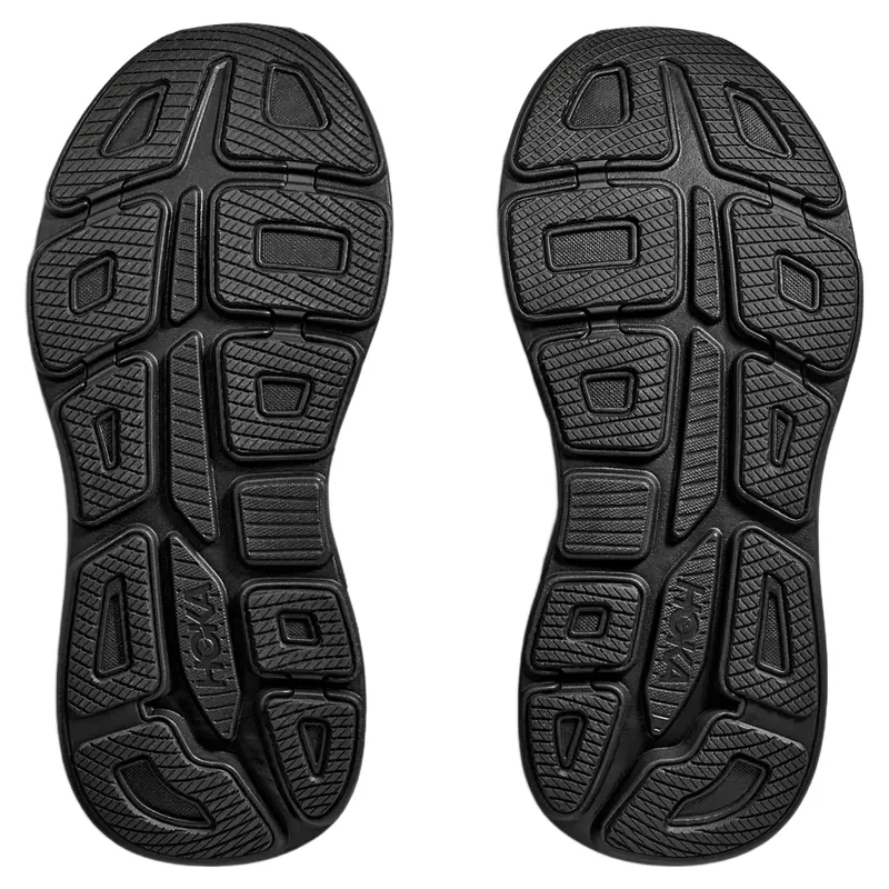 Hoka Womens Bondi 9 Shoes 6 in Black-6