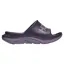 Hoka Womens Ora Athletic Slide in Squid Ink / Purple Fog