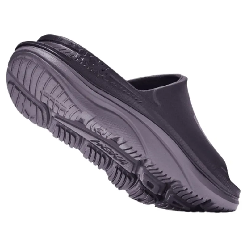 Hoka Womens Ora Athletic Slide in Squid Ink / Purple Fog-4