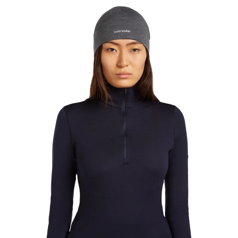 Icebreaker 200 Oasis Beanie in Jet Heather-4