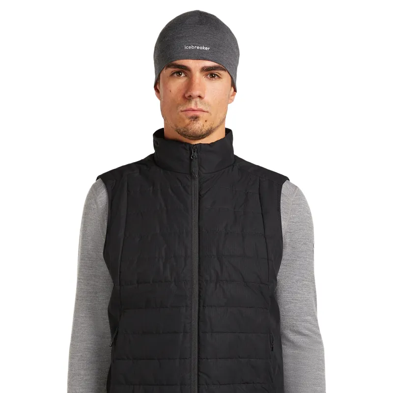 Icebreaker 200 Oasis Beanie in Jet Heather-5