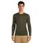 Icebreaker Mens 200 Oasis Long Sleeve Crewe Base Layer in Dark Loden