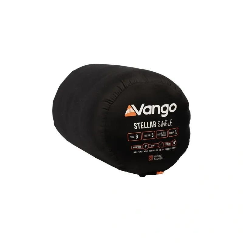 Vango Stellar Single Sleeping Bag in Black-4