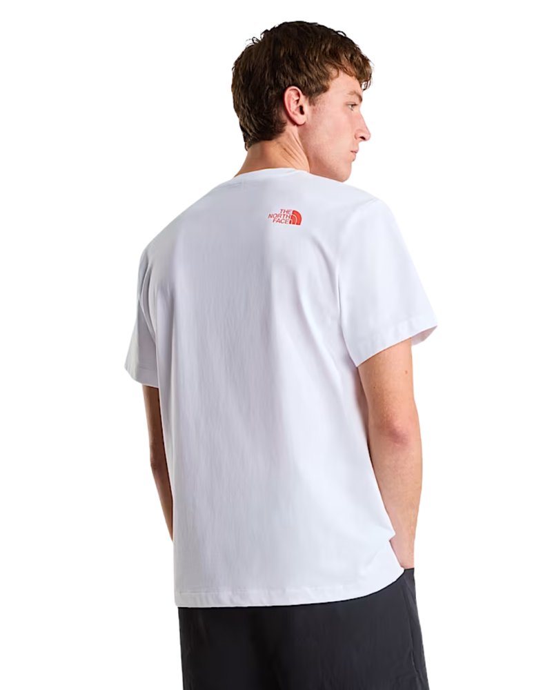 The North Face Mens Mountain Play Relaxed S/S Tee in TNF White-1