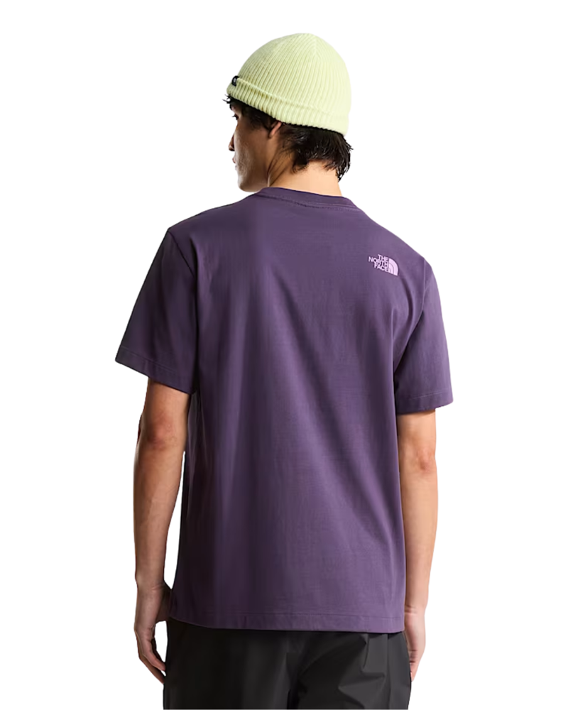 The North Face Mens Logo Twist Relaxed S/S Tee in Endless Dusk-1