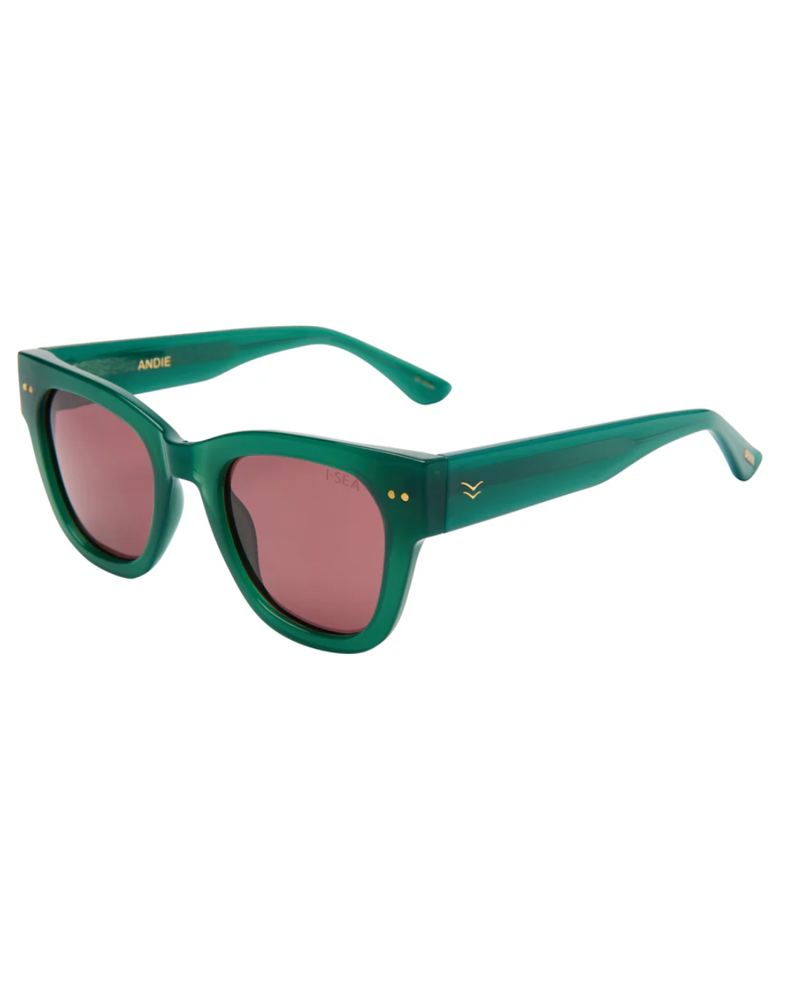 I-Sea Womens Andie in Kale with Plum Polarised Lens-1