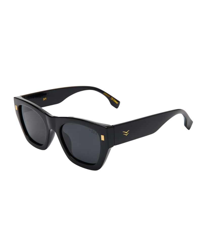 I-Sea Womens Ivy in Black with Smoke Polarised Lens-1