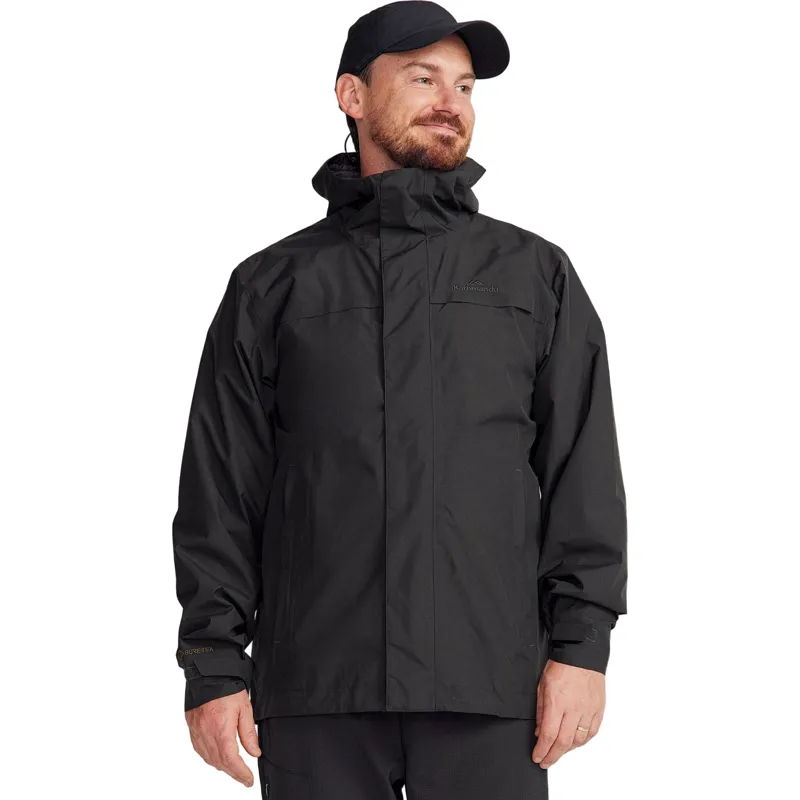 Kathmandu Bealey 2L GORE-TEX Men's Rain Jacket in Black Stingray